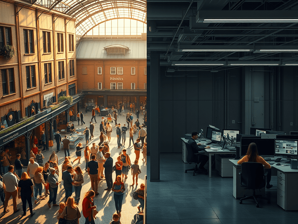 A Materialist Dystopia: How Work, the Death of the Commons, and Misguided Policies Are Eroding Our Communities